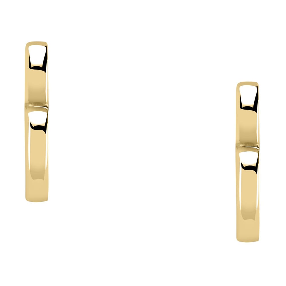 La Petite Story Orecchini A Cerchio - Creole In Oro, ⌀15mm