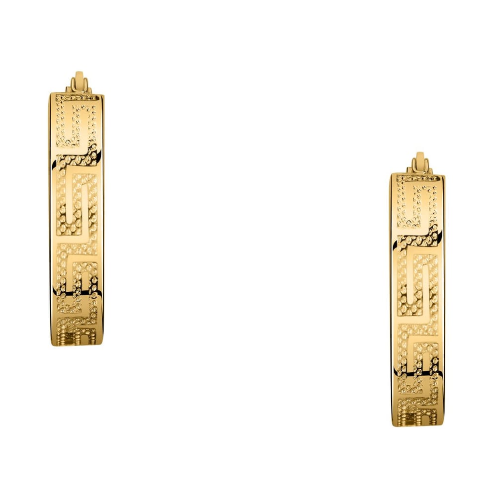 La Petite Story Orecchini A Cerchio - Creole In Oro, ⌀15mm