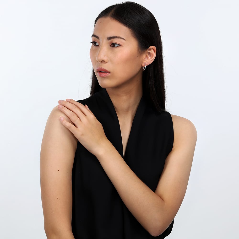 La Petite Story Orecchini A Cerchio - Creole In Oro, ⌀15mm