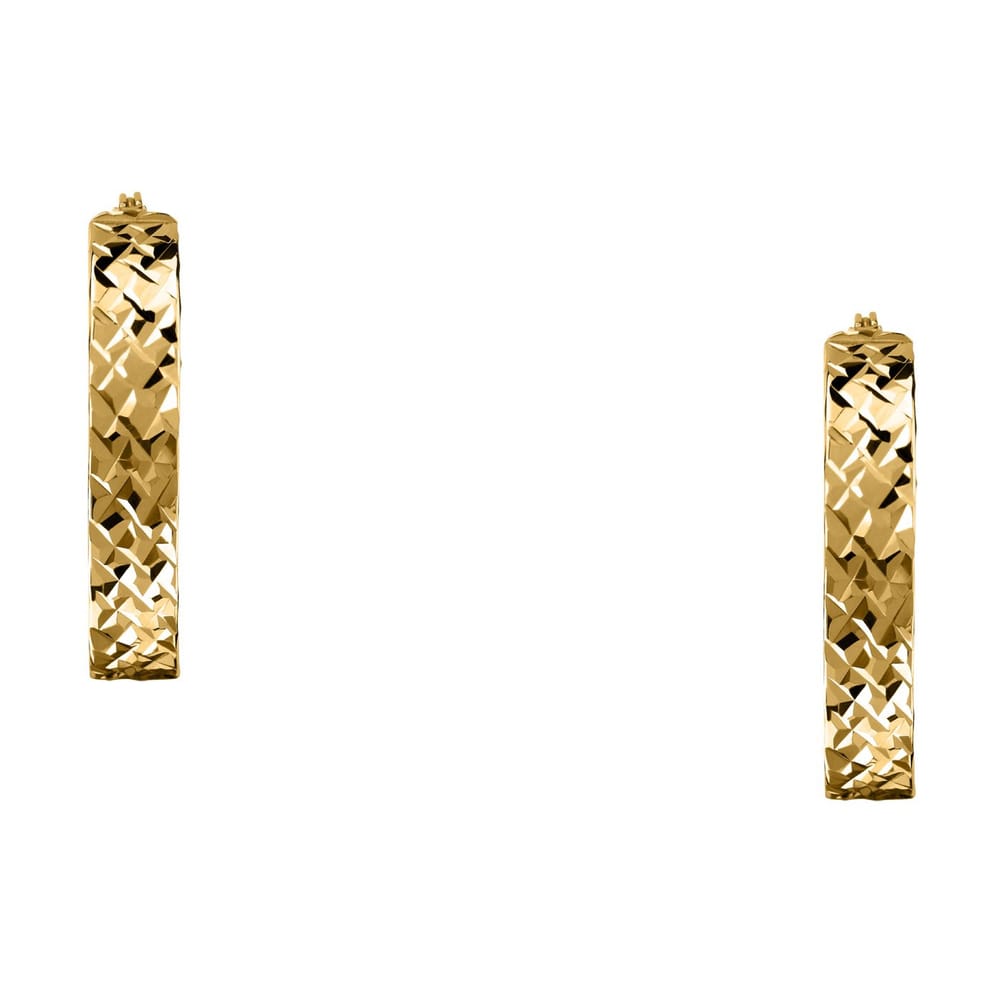 La Petite Story Orecchini A Cerchio - Creole In Oro, ⌀15mm