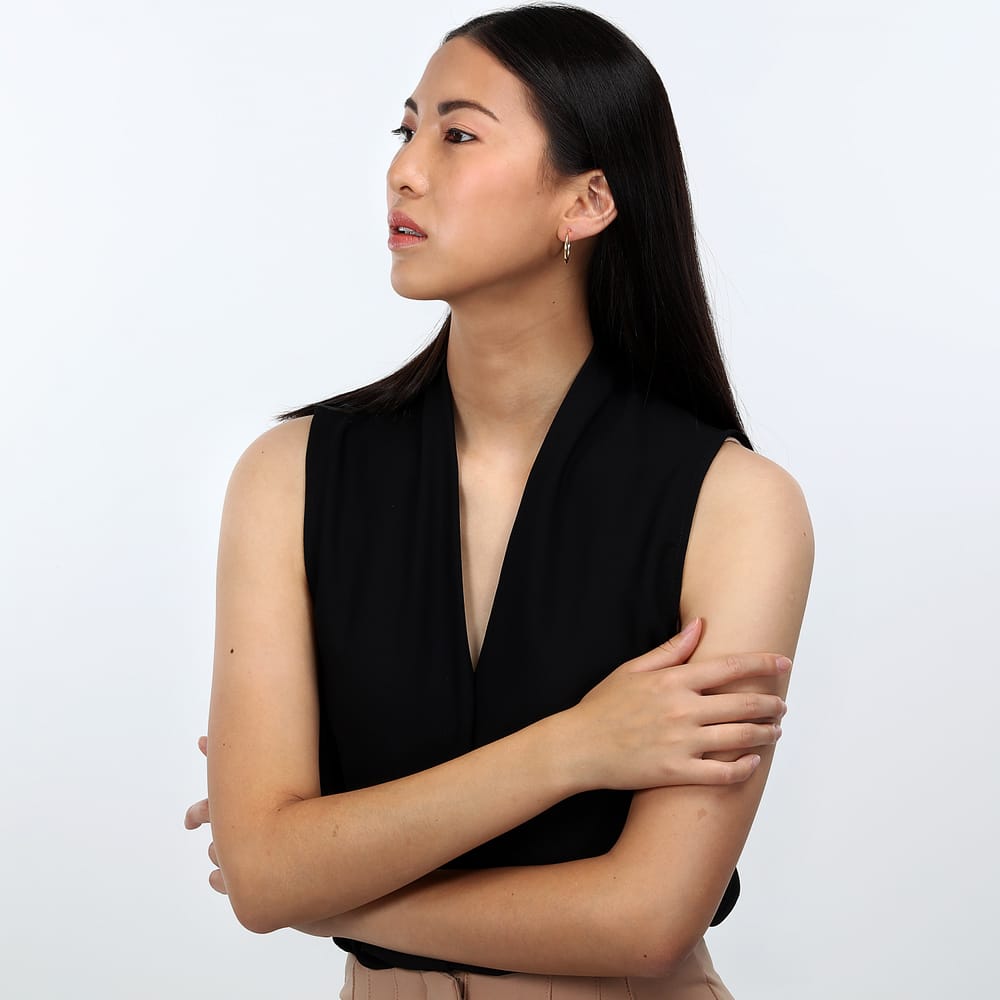 La Petite Story Orecchini A Cerchio - Creole In Oro, ⌀20mm