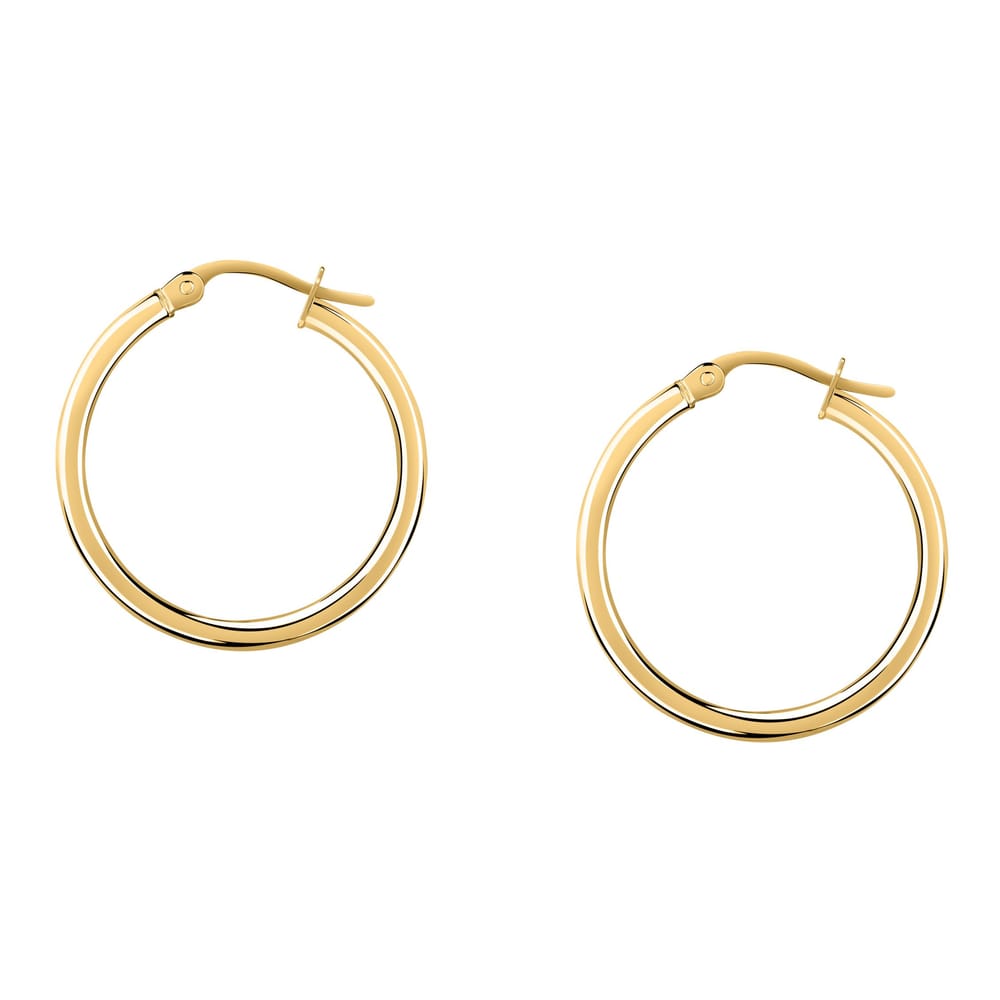 La Petite Story Orecchini A Cerchio - Creole In Oro, ⌀20mm