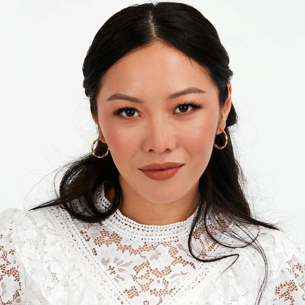 La Petite Story Orecchini A Cerchio - Creole In Oro, ⌀20mm