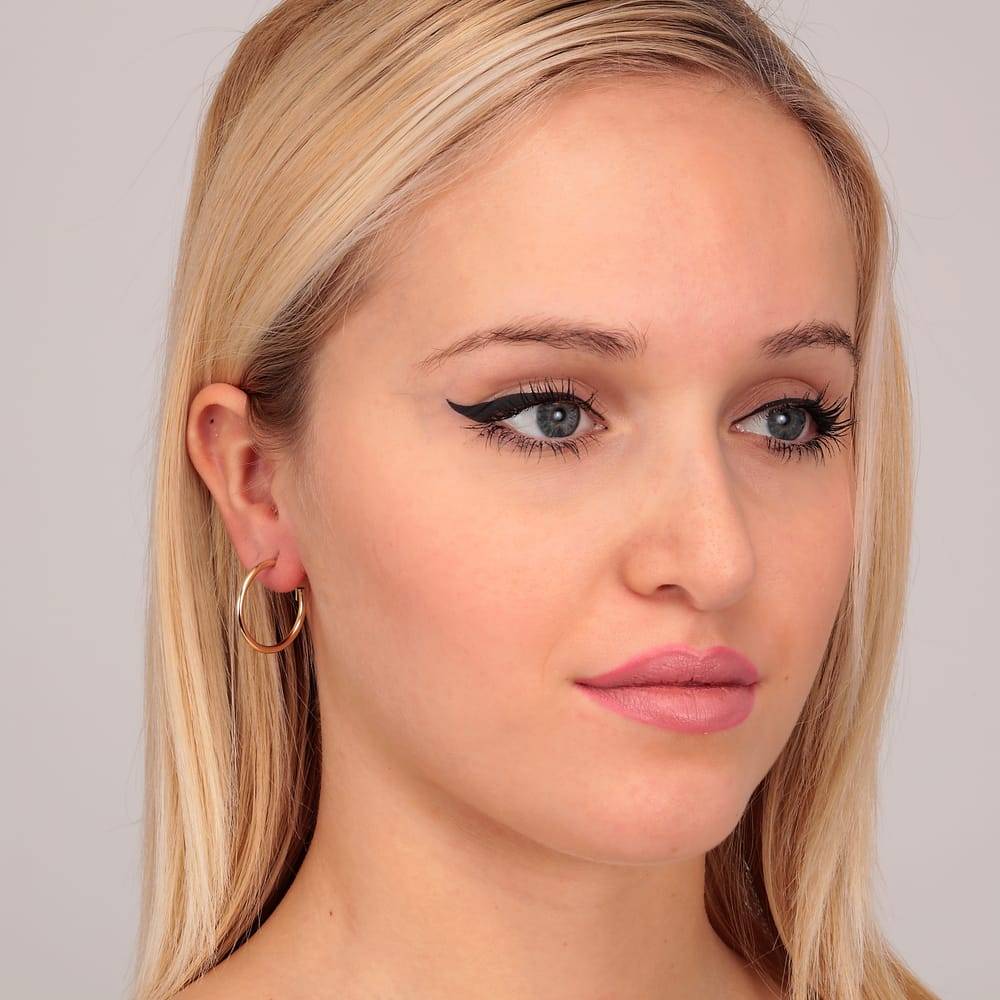 La Petite Story Orecchini A Cerchio - Creole In Oro, ⌀20mm