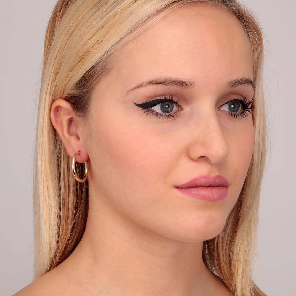 La Petite Story Orecchini A Cerchio - Creole In Oro, ⌀20mm