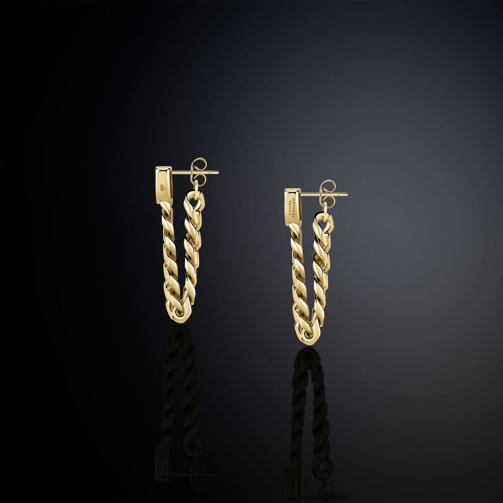 La Petite Story Orecchini Chiara Ferragni Brand Bossy Chain - J19AUW32