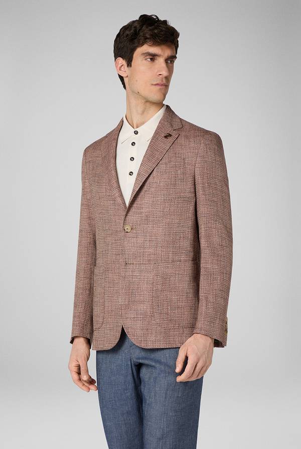 Lab. Pal Zileri Giacca Brera Con Lavorazione A Maglia