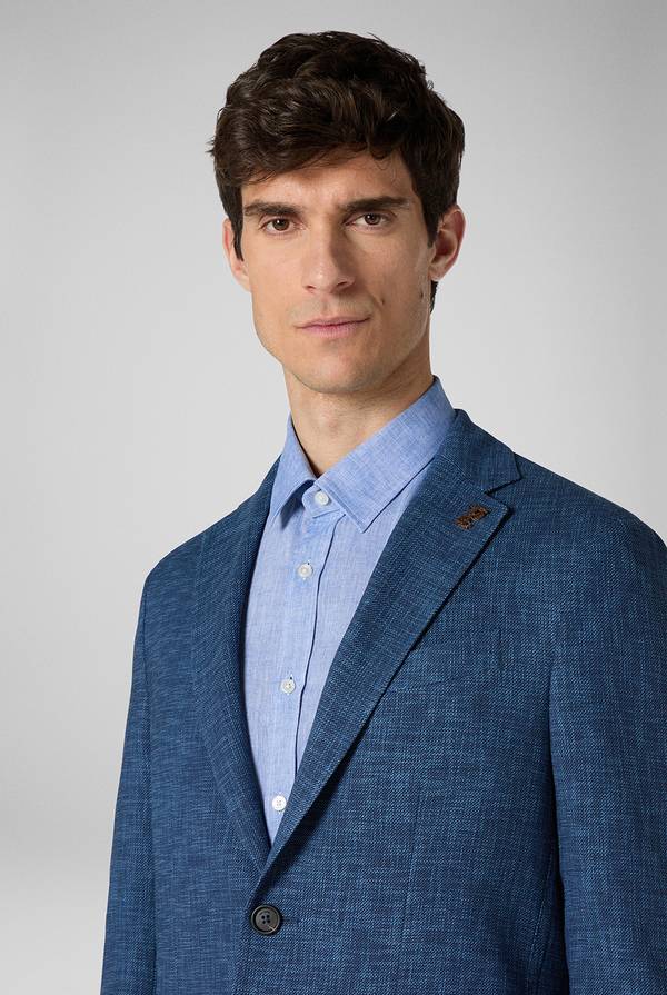 Lab. Pal Zileri Giacca Brera In Misto Lana, Cotone E Nylon