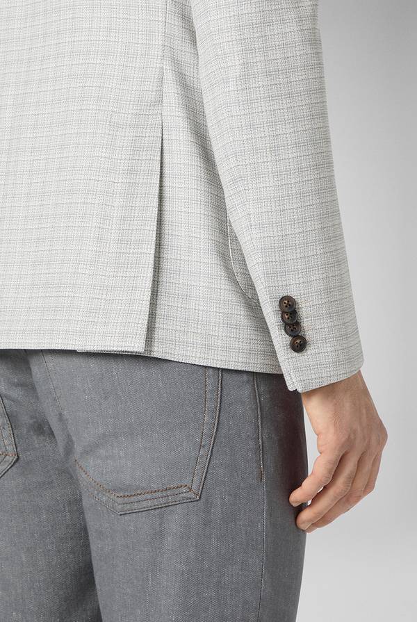 Lab. Pal Zileri Giacca Effortless Con Motivo Micro Check