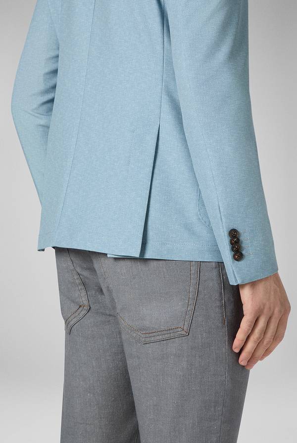 Lab. Pal Zileri Giacca Effortless In Jersey Stampato