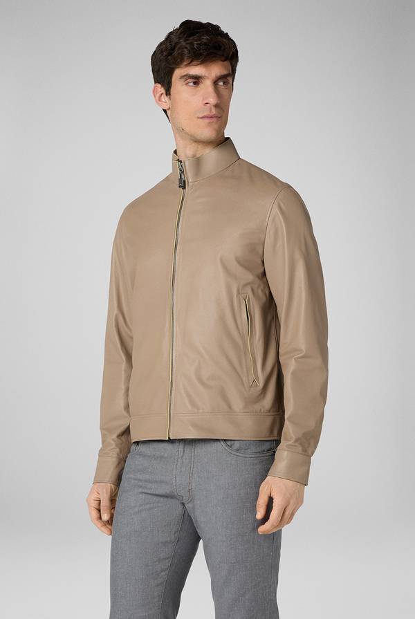 Lab. Pal Zileri Biker Reversibile In Nappa E Nylon