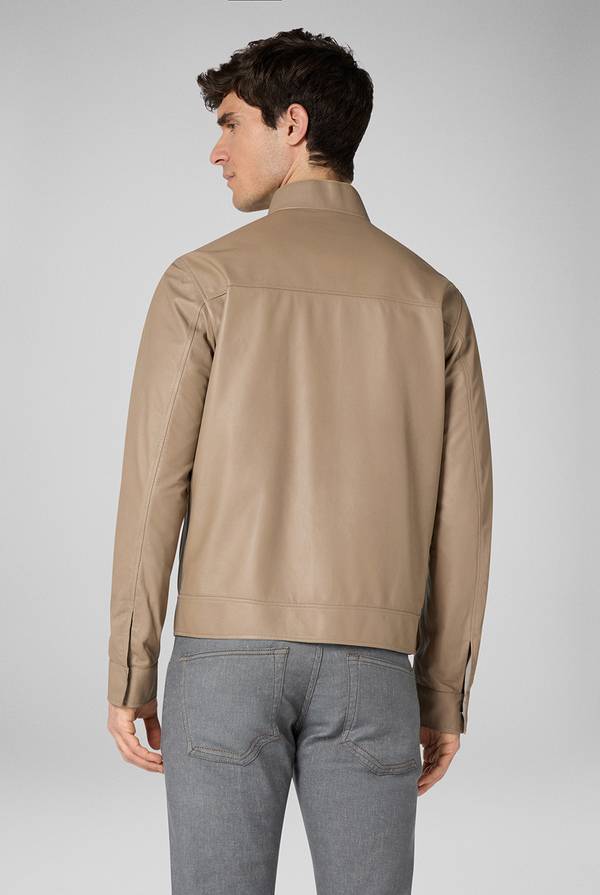 Lab. Pal Zileri Biker Reversibile In Nappa E Nylon