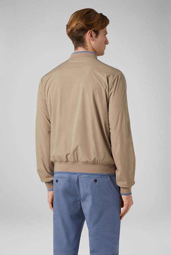 Lab. Pal Zileri Bomber In Soft Shell Color Tortora