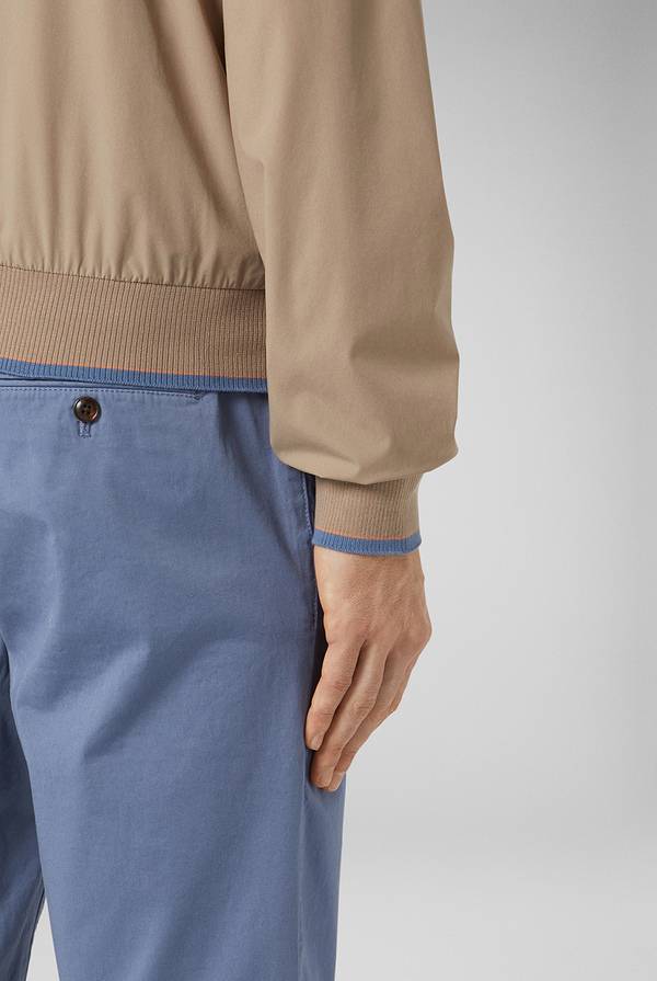 Lab. Pal Zileri Bomber In Soft Shell Color Tortora