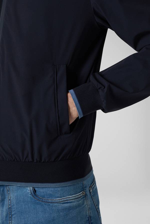 Lab. Pal Zileri Bomber In Soft Shell Color Tortora