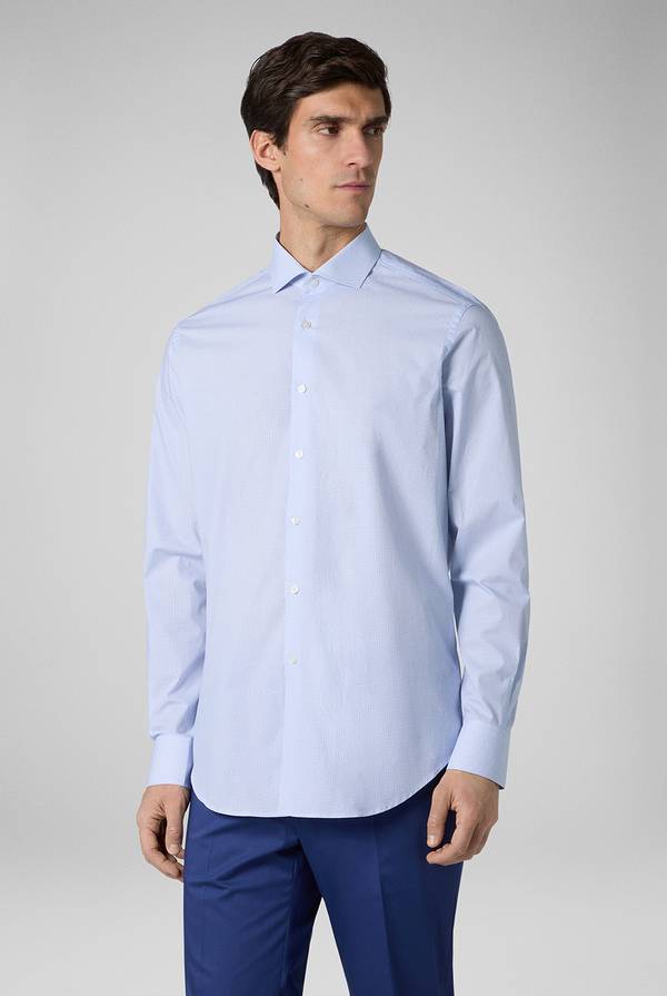 Lab. Pal Zileri Camicia Collo Torino Azzurra