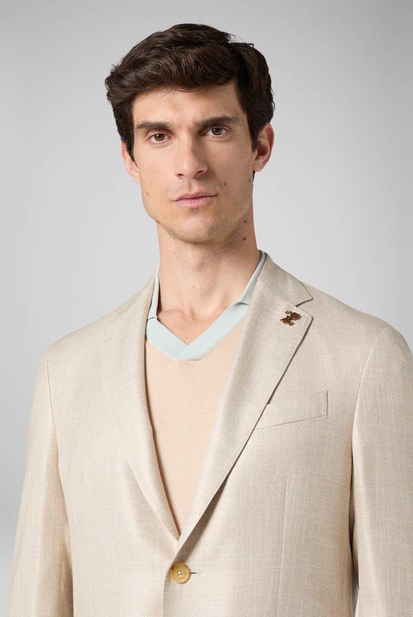 Lab. Pal Zileri Giacca Brera In Viscosa Di Bamboo