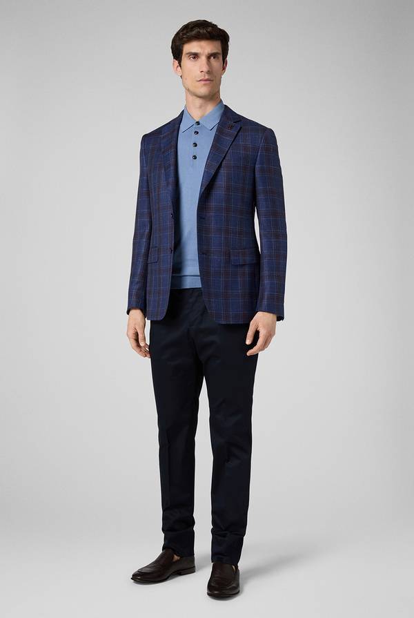 Lab. Pal Zileri Giacca Vicenza In Lana, Seta E Lino