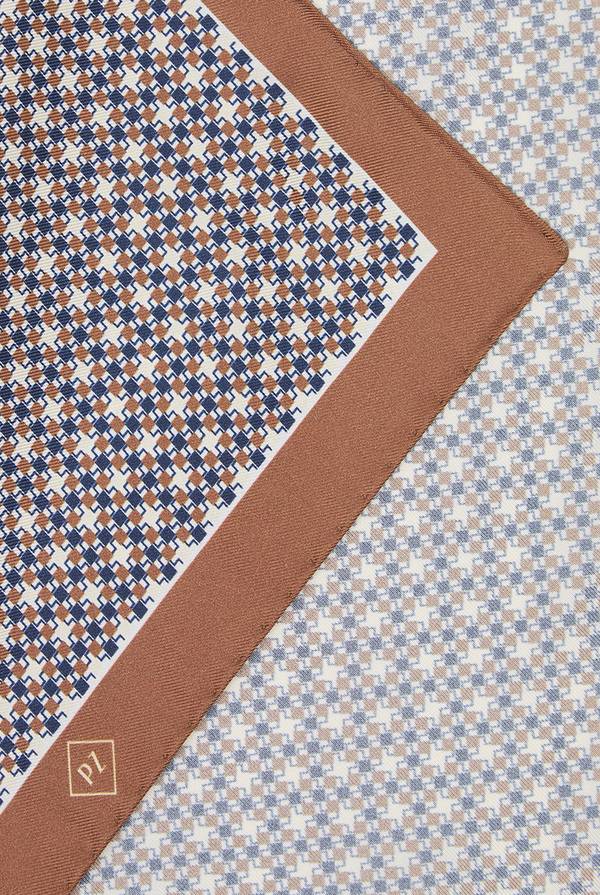 Lab. Pal Zileri Pochette In Seta Pied De Poule