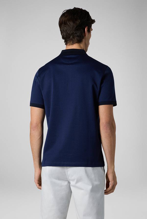 Lab. Pal Zileri Polo A Zip In Cotone Mercerizzato