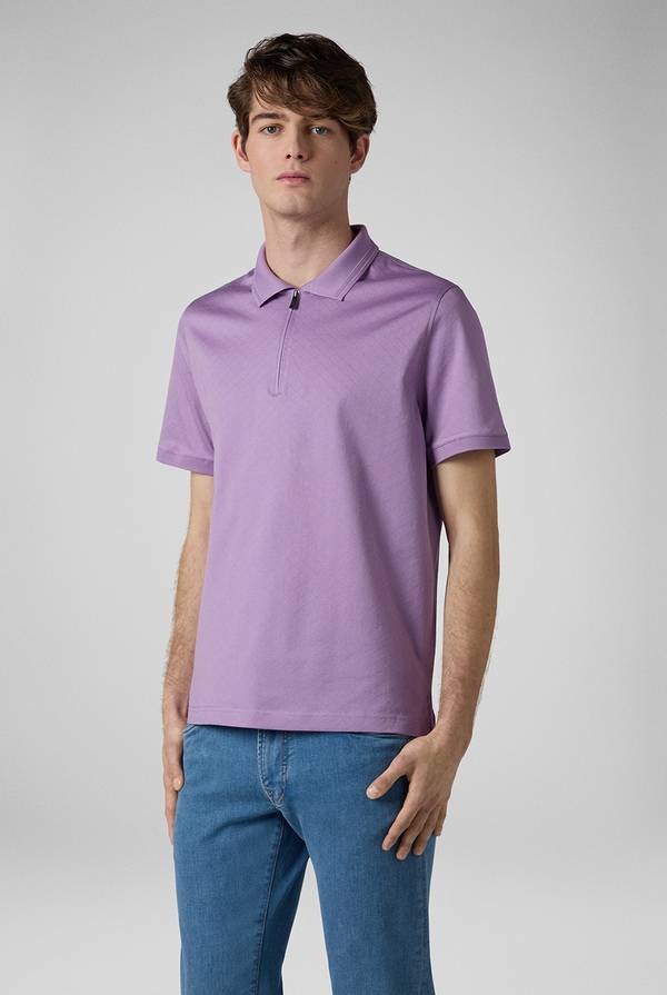 Lab. Pal Zileri Polo Con Monogramma Allover