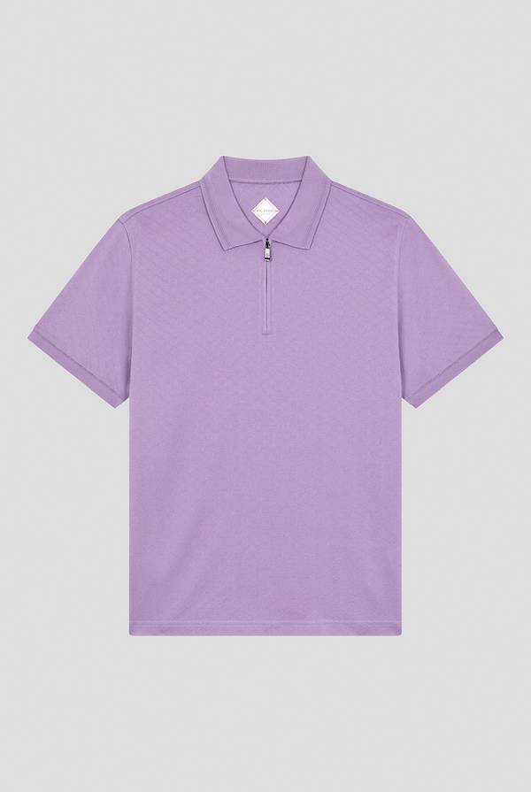 Lab. Pal Zileri Polo con monogramma allover