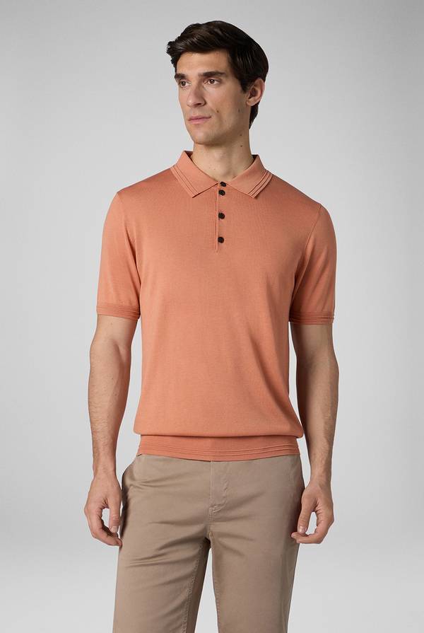 Lab. Pal Zileri Polo In Cotone E Tencel