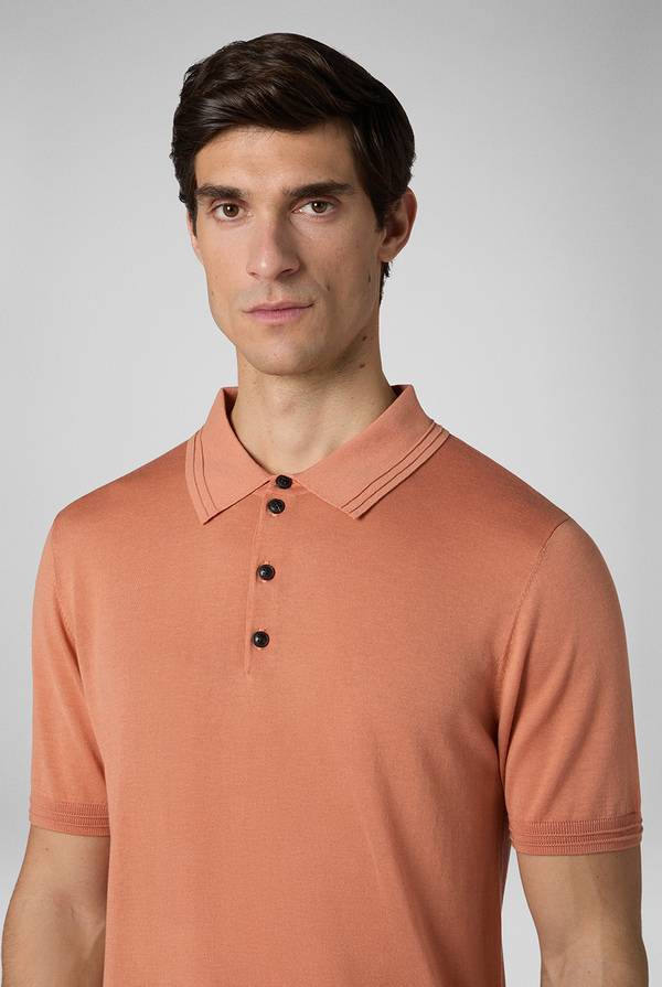Lab. Pal Zileri Polo In Cotone E Tencel