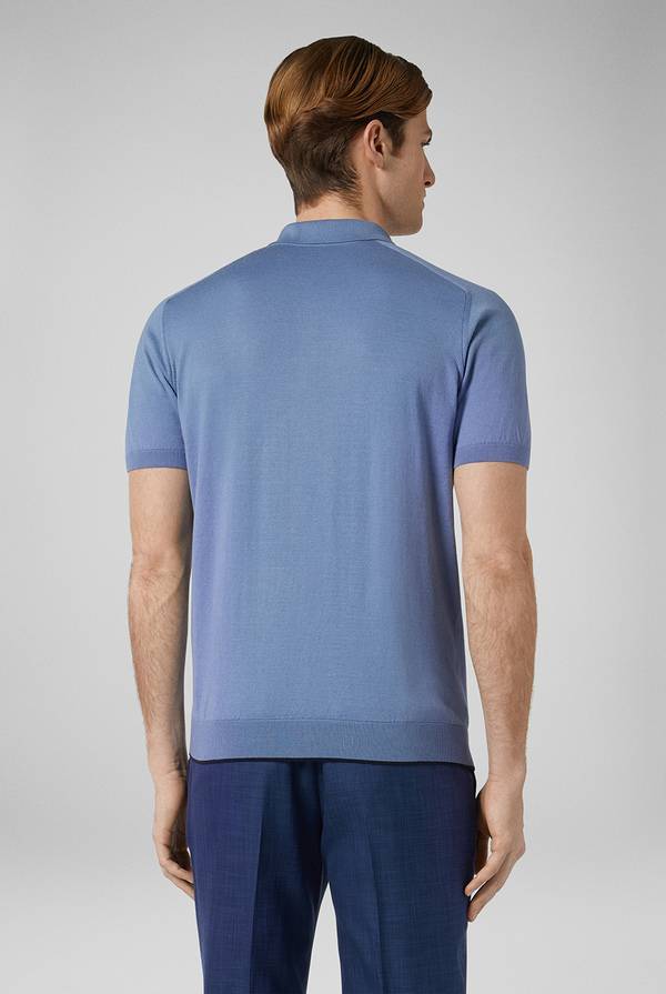 Lab. Pal Zileri Polo In Maglia Con Calati