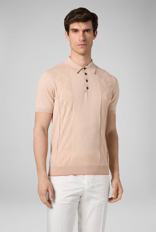 Lab. Pal Zileri Polo In Maglia Con Calati