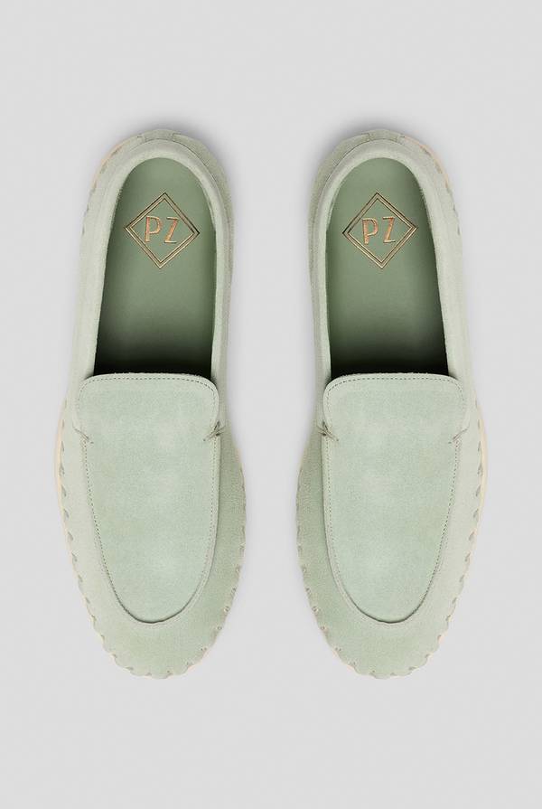 Lab. Pal Zileri Mocassino Con Suola In Gomma Cucita A Mano