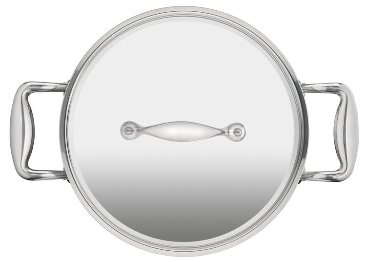 Lagostina Accademia Lagofusion®, Casseruola Fonda Due Maniglie Con Coperchio