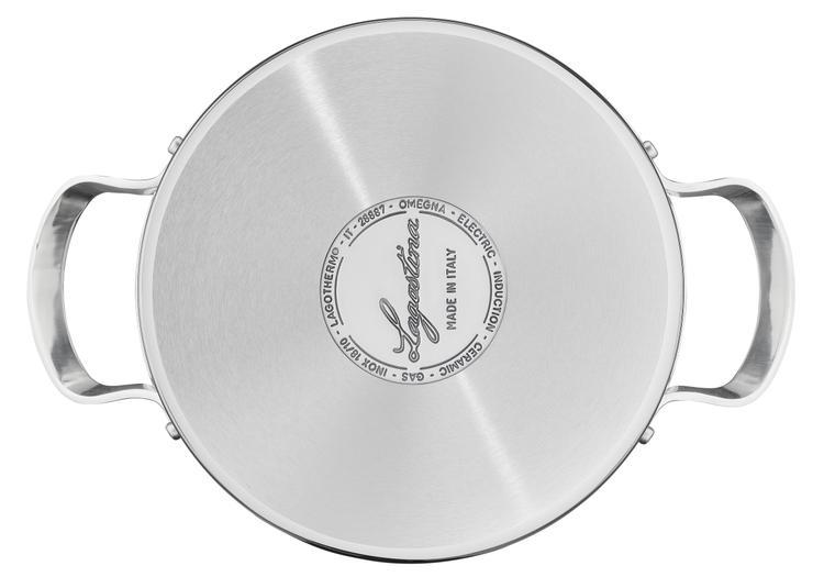Lagostina Icona, Casseruola Fonda 2 Maniglie Con Coperchio