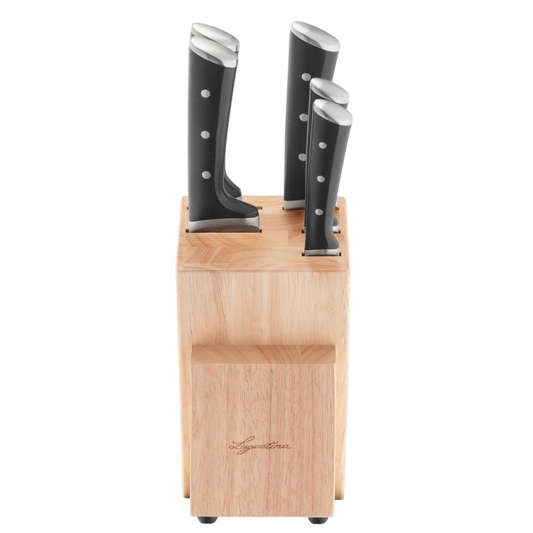 Lagostina Iceforce, Ceppo In Legno Con 5 Coltelli