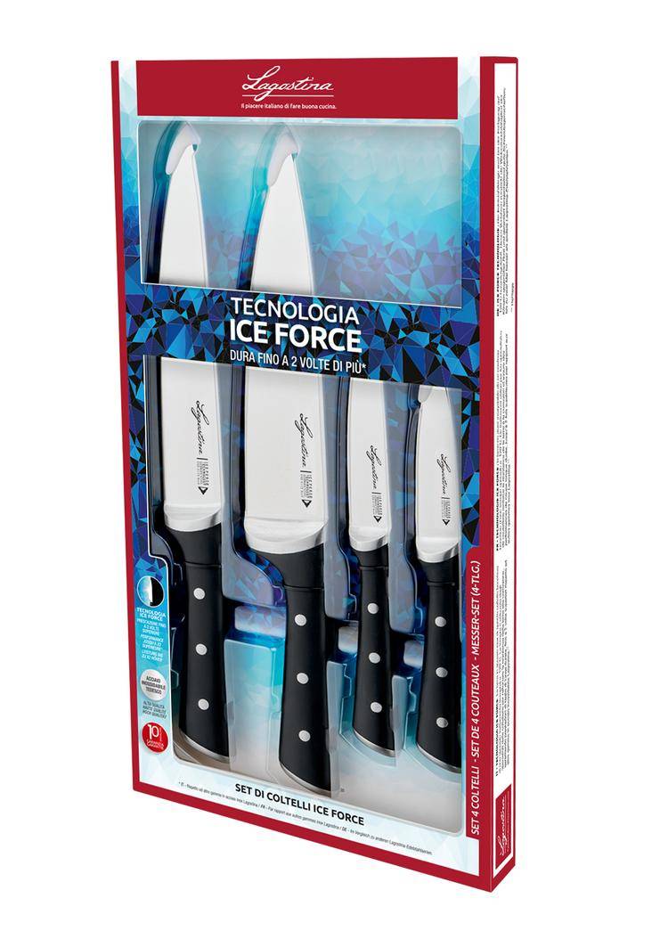 Lagostina Iceforce, Set Da 4 Coltelli