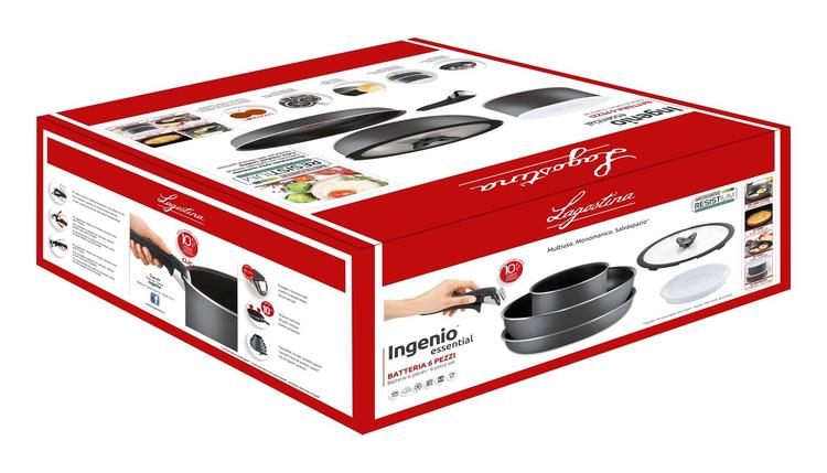 Lagostina Ingenio Essential, Set 6 Pezzi