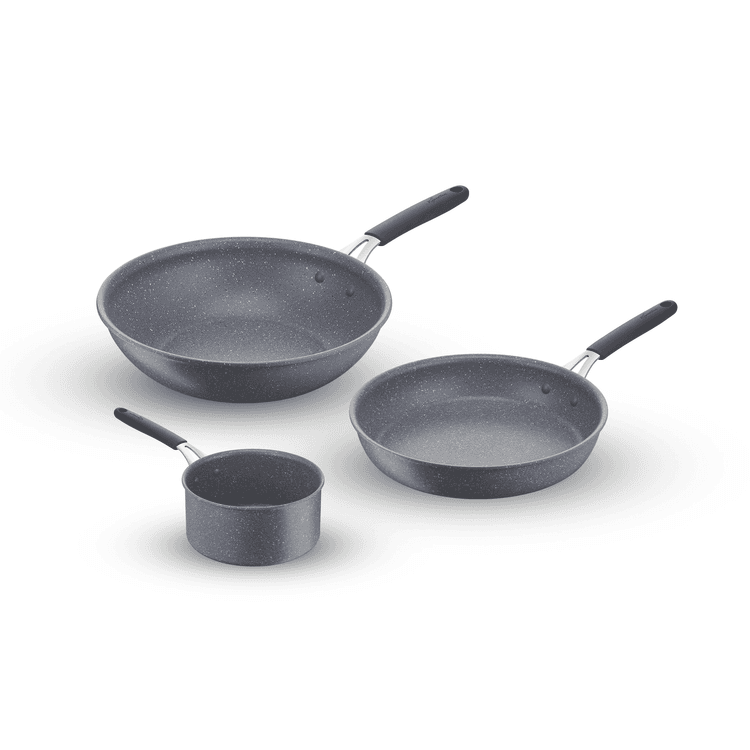 Lagostina Tempra Mineral, Set 3 pezzi antiaderente induzione