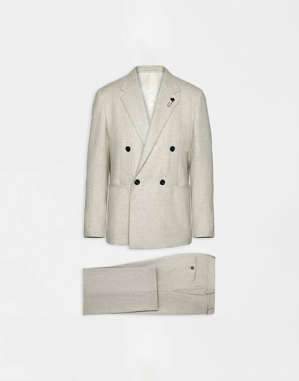 Lardini Abito linea feeling in cashmere light-flannel color panna