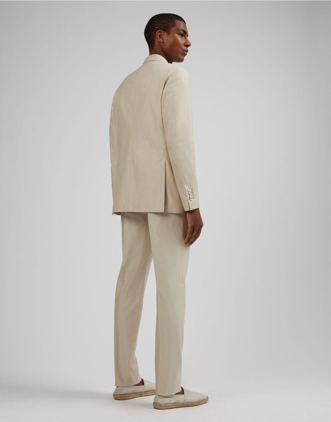 Lardini Abito Special Line In Twill Di Cotone Beige