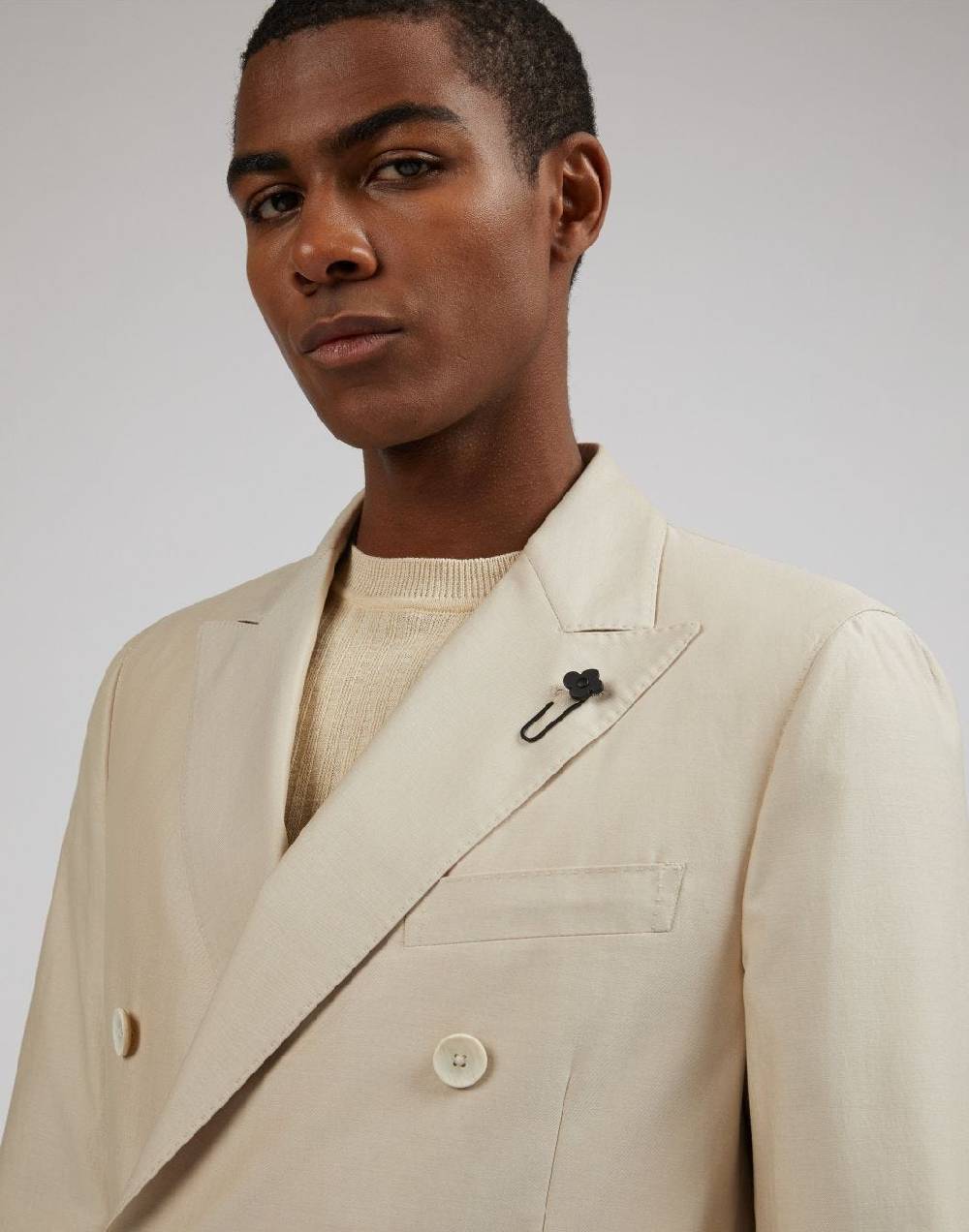 Lardini Abito Special Line In Twill Di Cotone Beige