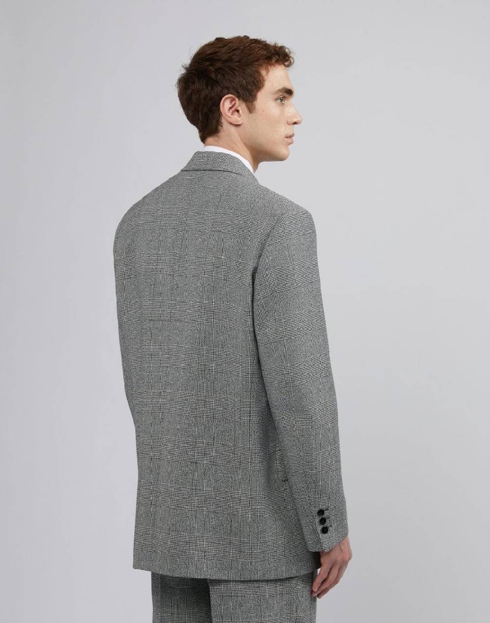 Lardini Blazer Doppiopetto Principe Di Galles Fit Boxy