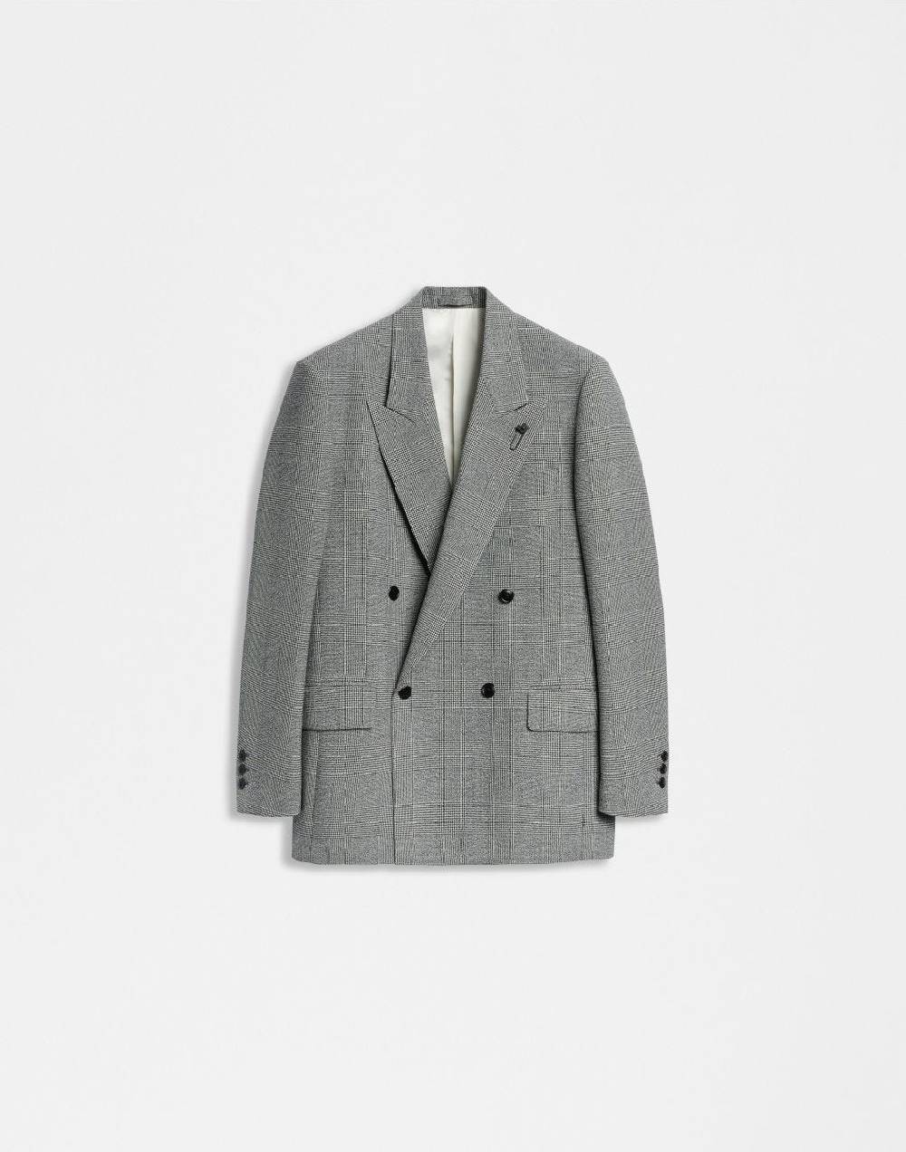 Lardini Blazer doppiopetto principe di galles fit boxy