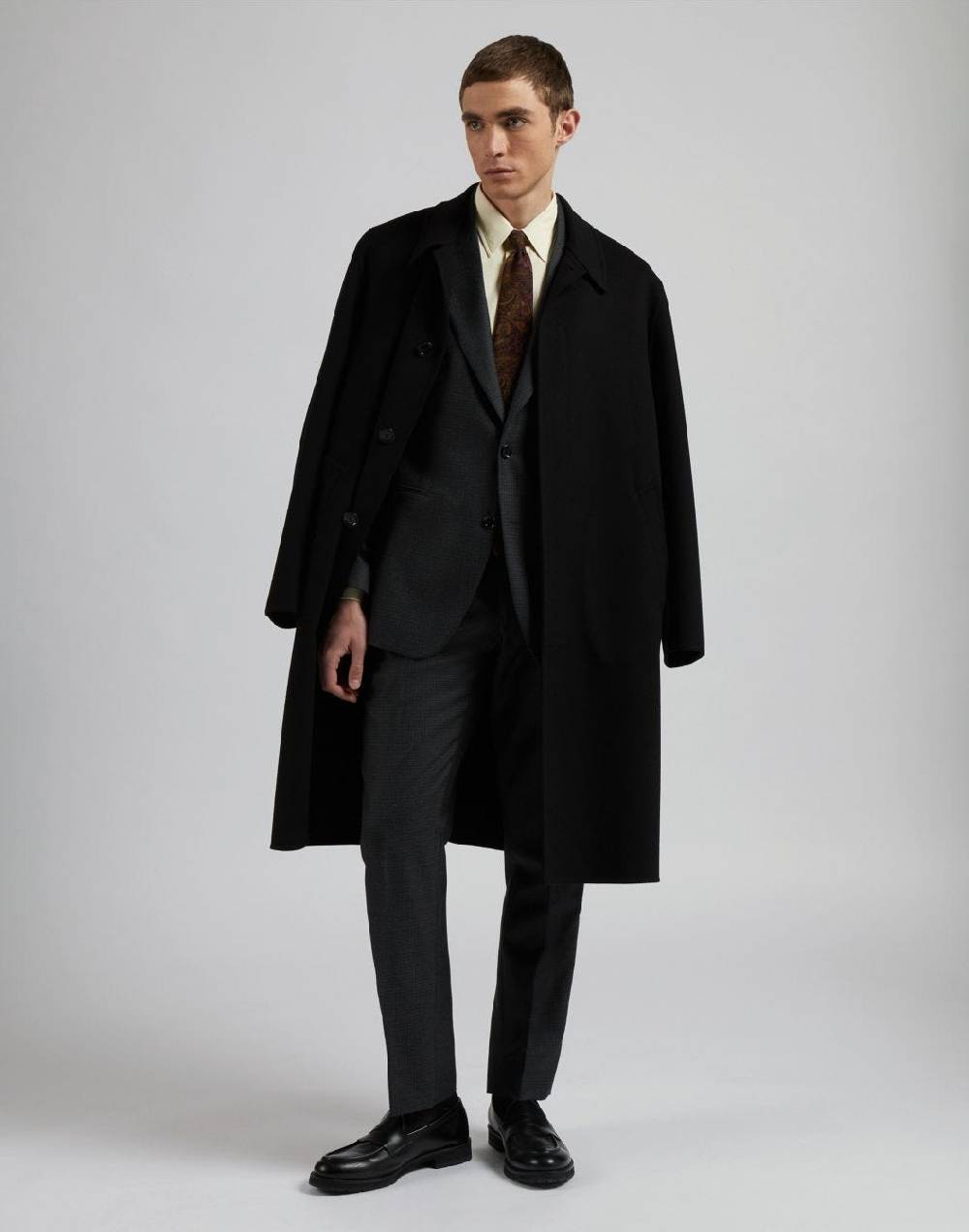 Lardini Camicia Gialla In Popeline Di Cotone Compact