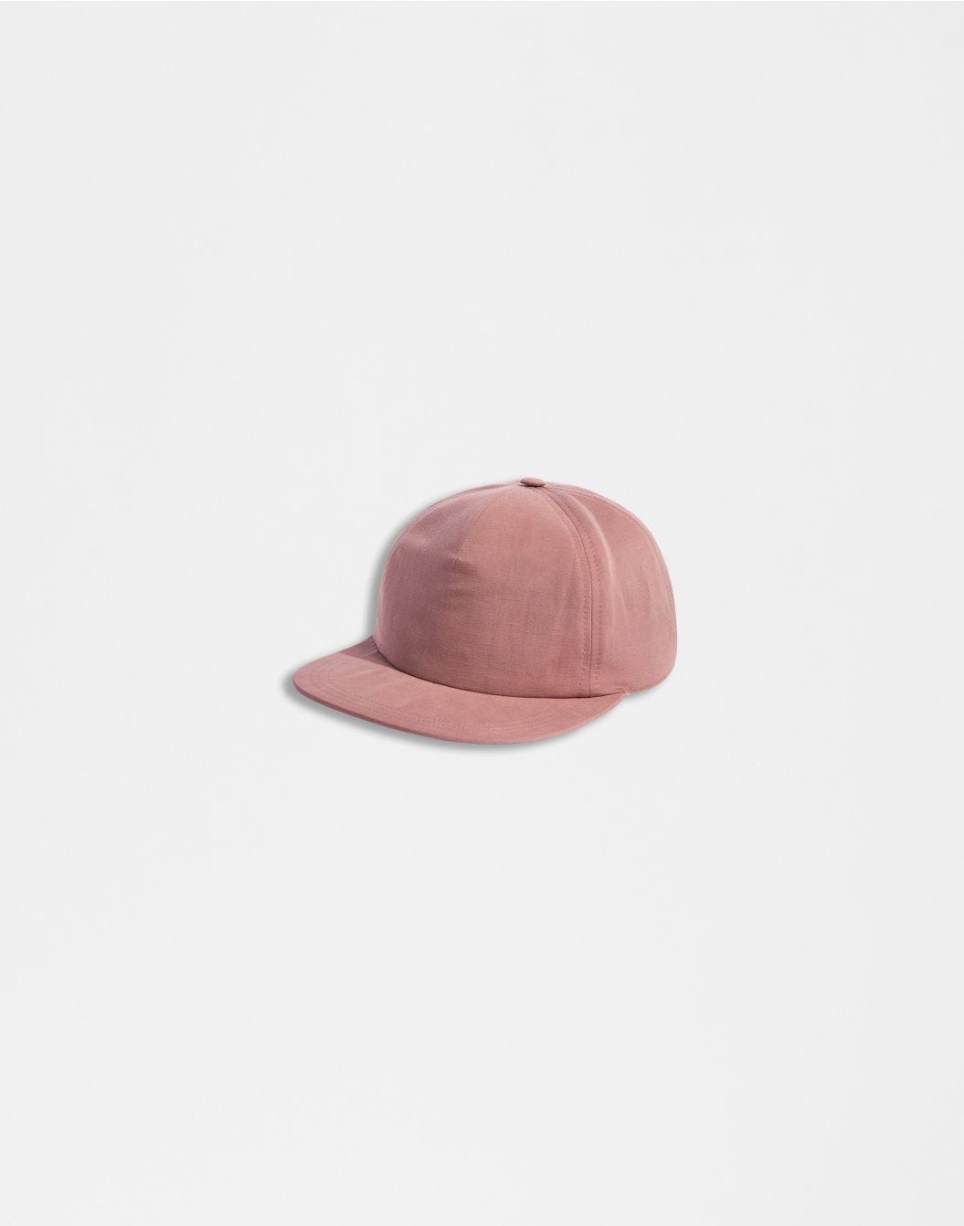 Lardini Cappello da baseball in lino e micro tencel rosa