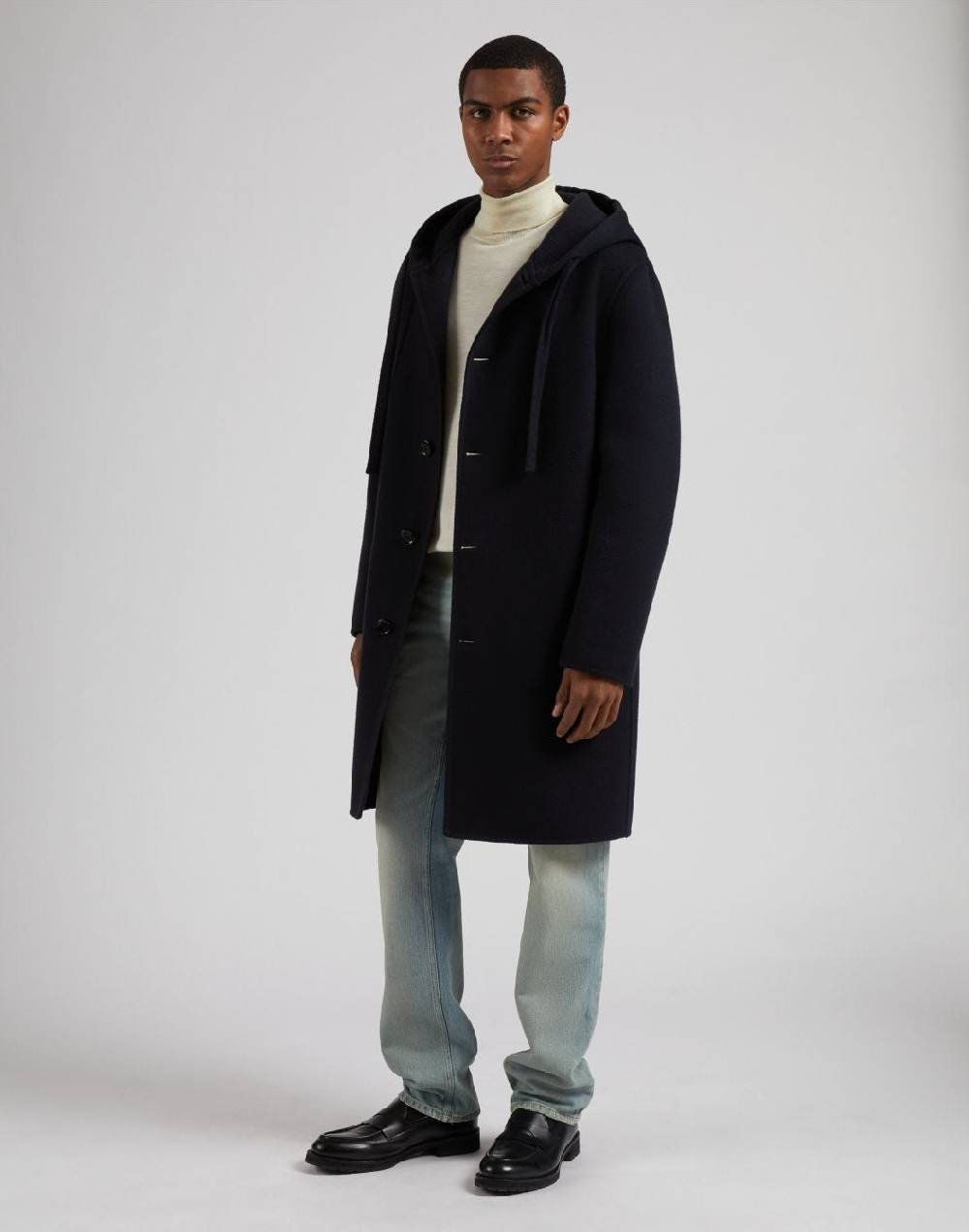 Lardini Dolcevita Bianco In Lana Merino, Seta E Cashmere