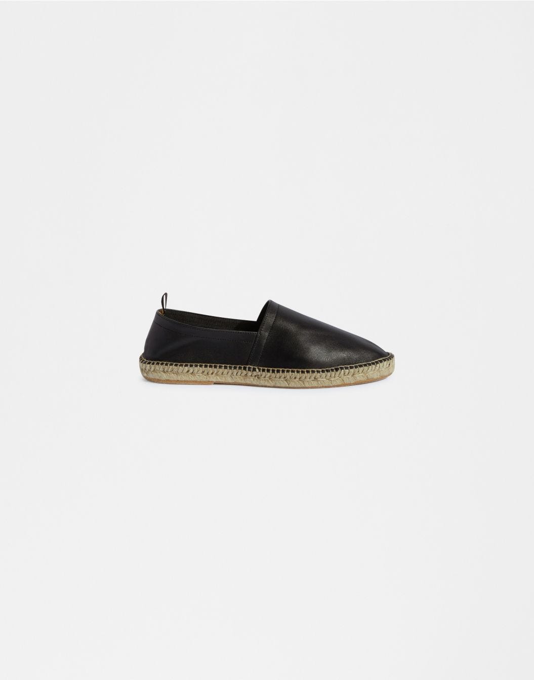 Lardini Espadrillas In Vitello Scamosciato Semilucido Nero