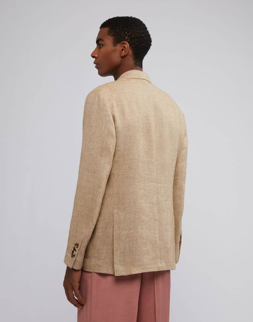 Lardini Giacca Doppiopetto 6 Bottoni Nocciola Special Line