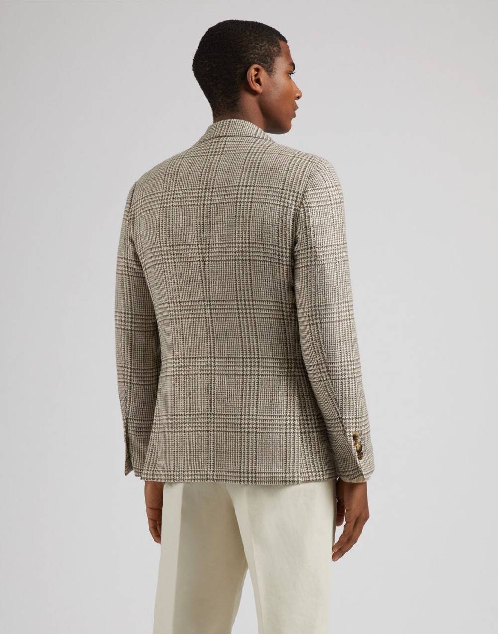 Lardini Giacca Special Line Panna Monopetto In Lana, Baby-alpaca E Seta