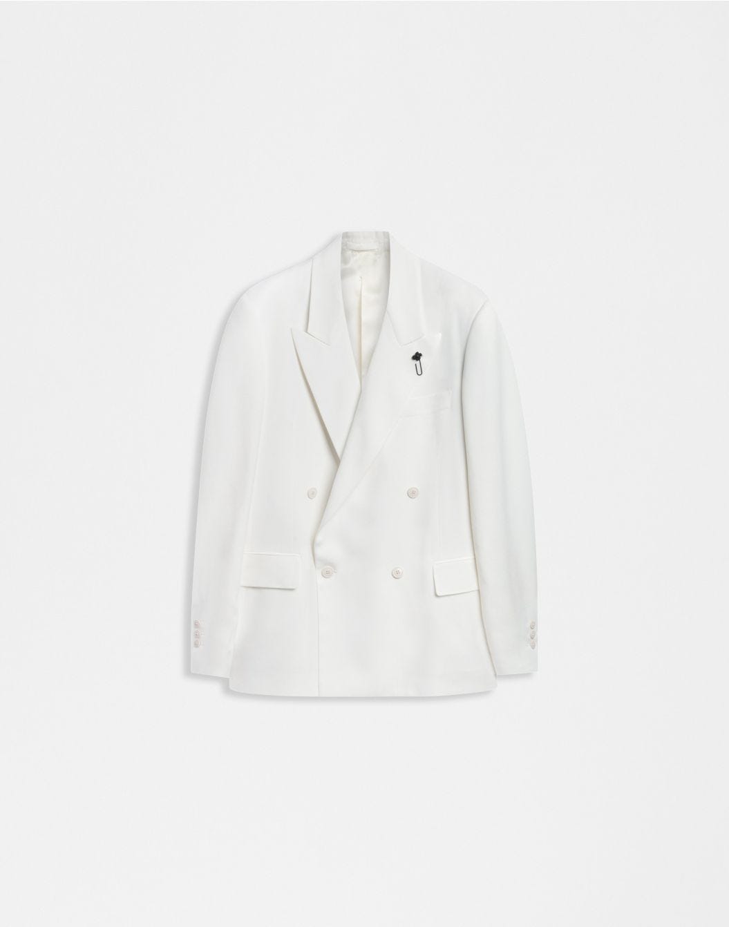 Lardini Blazer doppiopetto bianco fit boxy