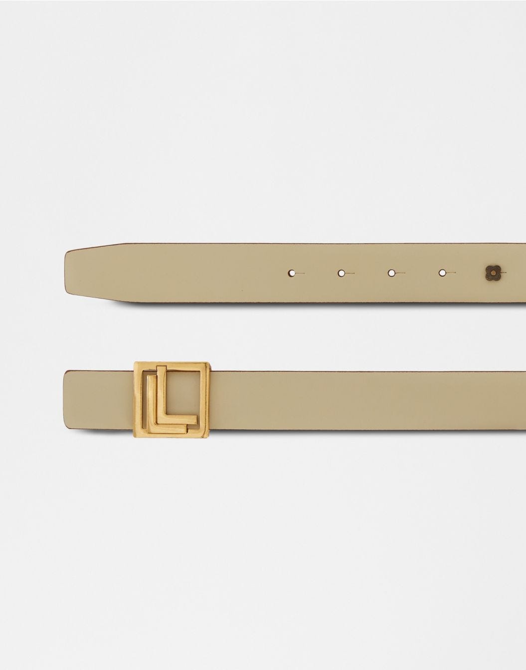 Lardini Cintura In Pelle Panna